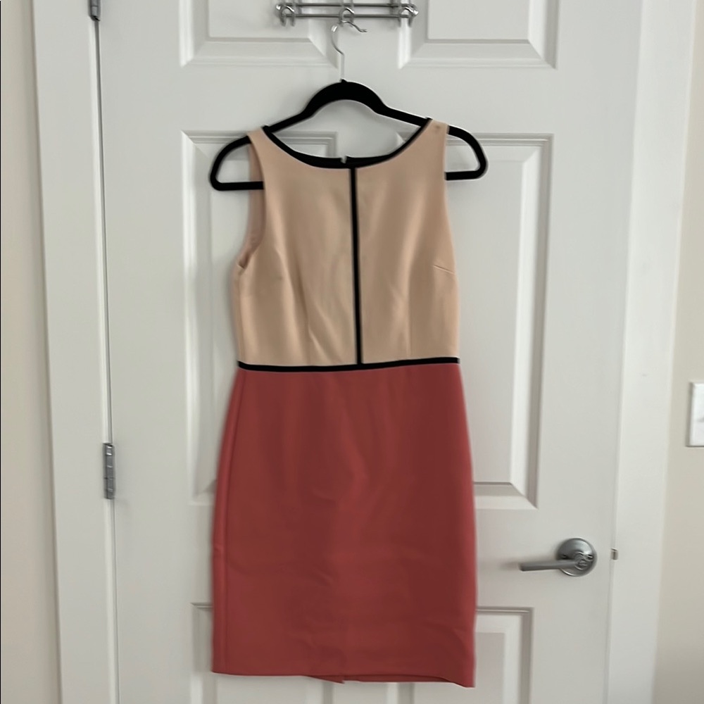 Loft block print dress. Size 4